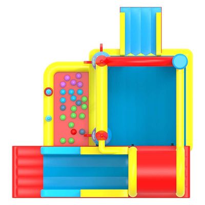 MYTS Rocket Design Inflatable Bounce Slide Water Park Bouncy Castle House